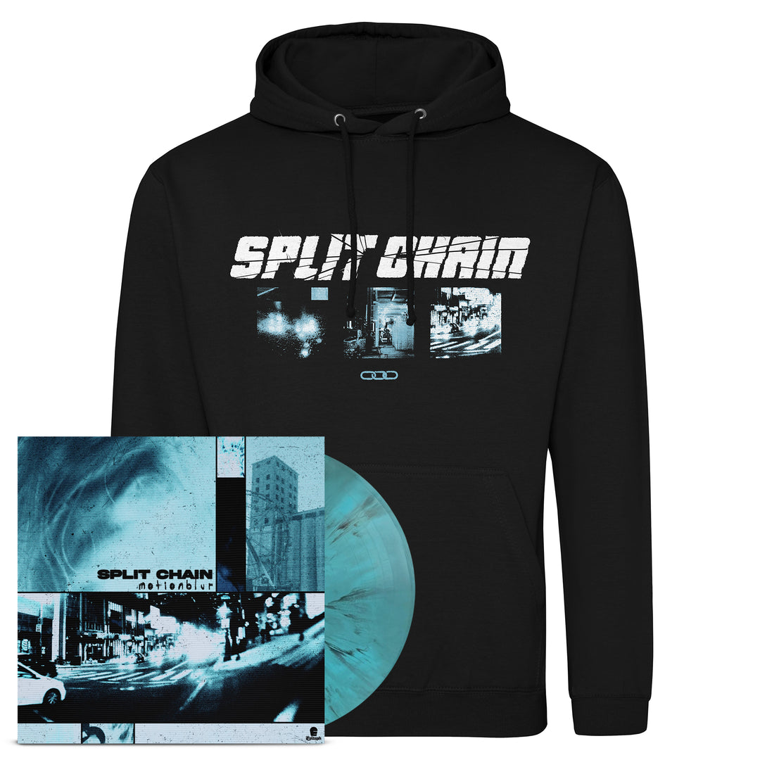 motionblur | Turquoise Marble Vinyl+Hoodie Bundle