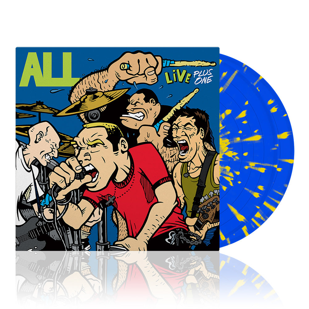 All (Live Plus One) 2xSky Blue w/Yellow splatter Vinyl