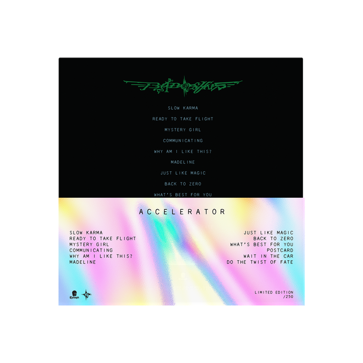 Accelerator | Black Vinyl + Holographic Screenprinted Cover